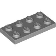 Lego destička 2x4, světle modro šedá (4211395)